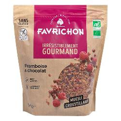 Photo de produit pour Muesli croustillant Framboise Chocolat 500g