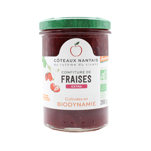 Photo de produit pour Confiture fraises extra 260g