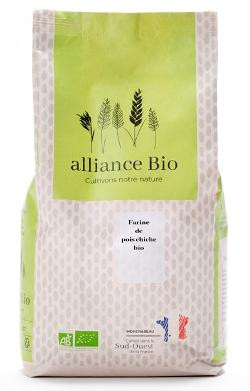 Photo de produit pour Farine de pois chiches 1kg