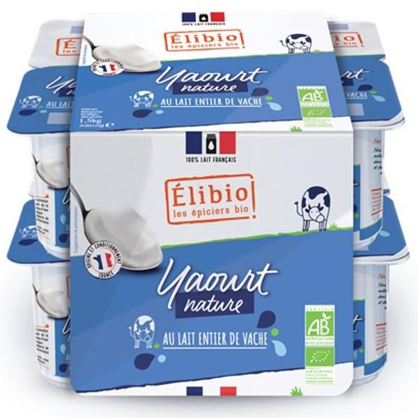 Photo de produit pour Yaourt nature au lait entier 12x125g