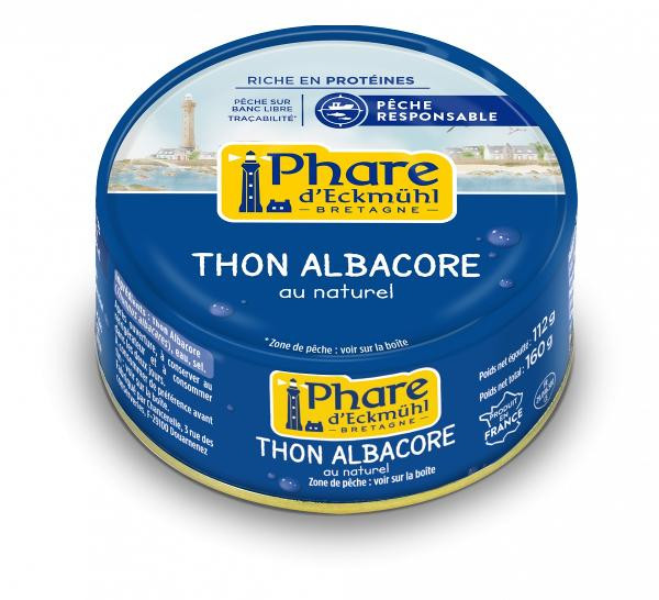 Photo de produit pour Thon albacore au naturel 112g égoutté