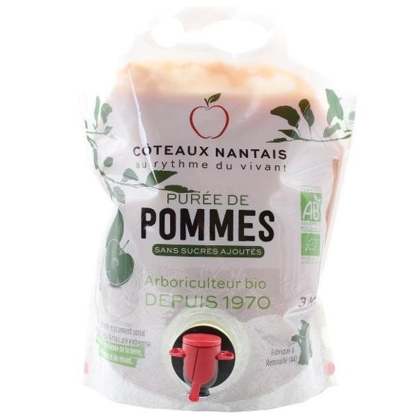 Photo de produit pour Purée pomme en poche avec robinet 3kg