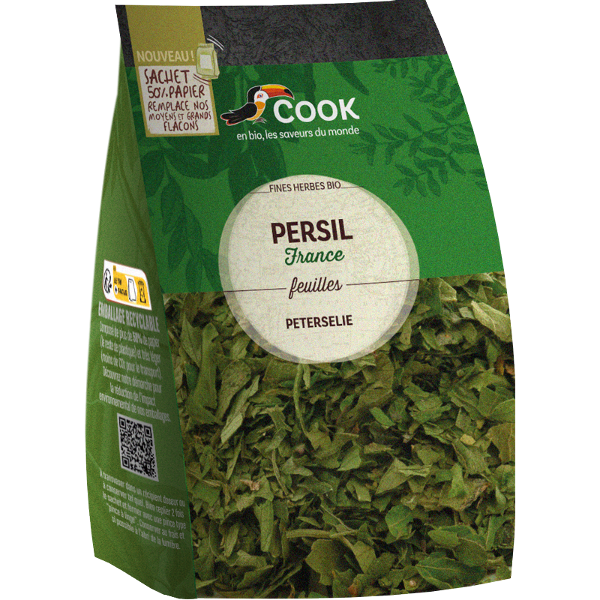 Photo de produit pour Epice persil feuilles grand format 35g