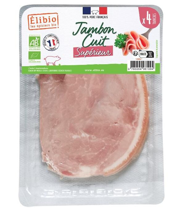 Photo de produit pour Jambon supérieur avec couenne - 160g