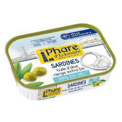 Photo de produit pour Sardine huile d'olive bio -50% de sel 115g