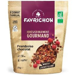 Photo de produit pour Muesli croustillant framboise chocolat 1kg