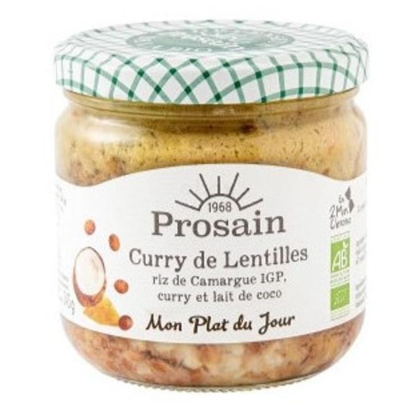 Photo de produit pour Curry de lentilles au lait de coco 345g