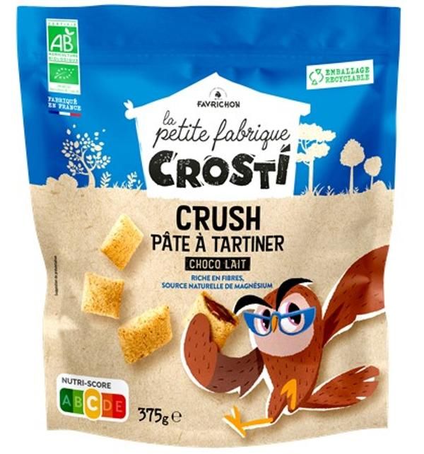 Photo de produit pour Crosti crush pâte à tartiner choco lait 375g