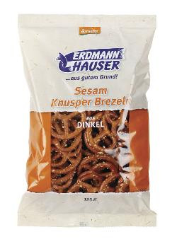 Photo de produit pour Bretzels au sésame à base d'épeautre 125g