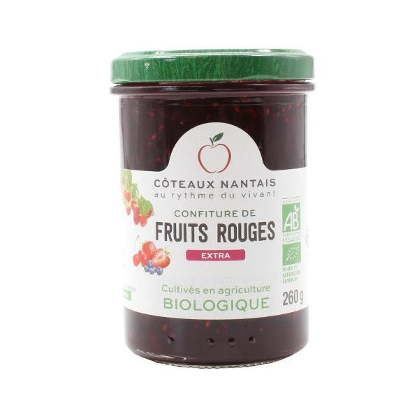 Photo de produit pour Confiture fruits rouges extra 260g