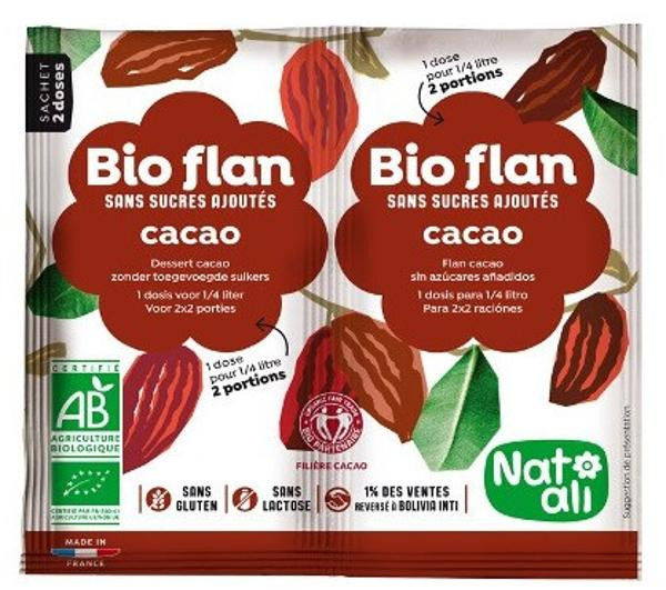 Photo de produit pour Bioflan flan cacao 2x25cl