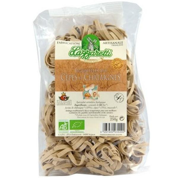 Photo de produit pour Tagliatelle aux cèpes et aux châtaignes 250g